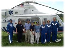 Carilion Hospital LifeGuard 10 Medivac Helicopter