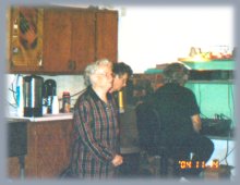 Volunteers preparing food - Click to enlage